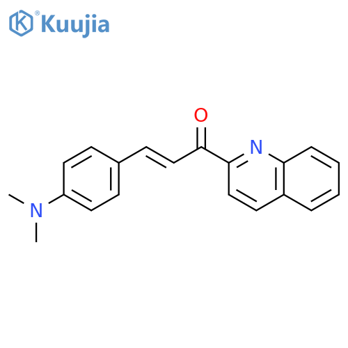 2-Propen-1-one, 3-[4-(dimethylamino)phenyl]-1-(2-quinolinyl)- structure