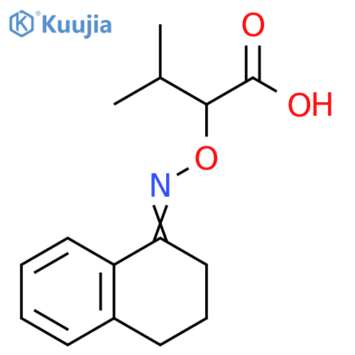 Butanoic acid,2-[[(3,4-dihydro-1(2H)-naphthalenylidene)amino]oxy]-3-methyl- structure