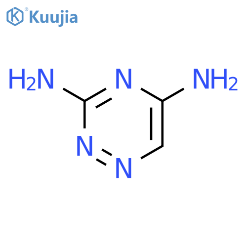 1,2,4-Triazine-3,5-diamine(9CI) structure