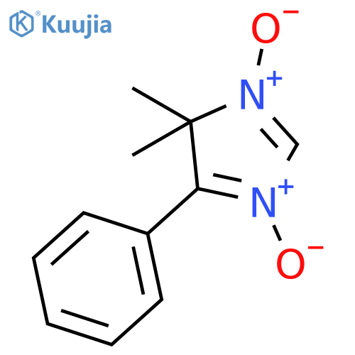 4,4-dimethyl-1,3-dioxido-5-phenylimidazole-1,3-diium structure