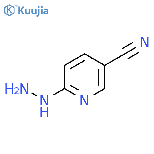 2-Hydrazino-5-cyanopyridine structure