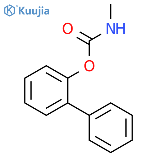 [1,1'-Biphenyl]-2-ol,2-(N-methylcarbamate) structure