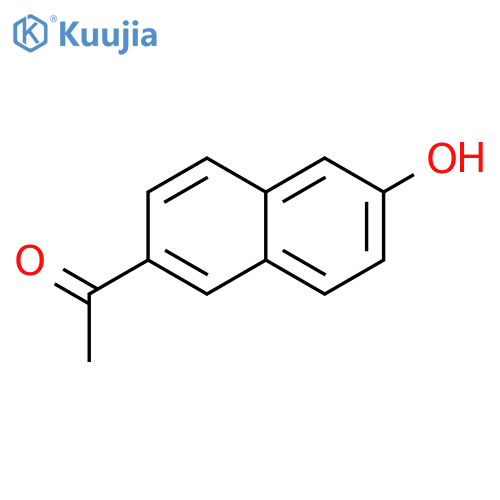 1-(6-Hydroxynaphthalen-2-yl)ethan-1-one structure