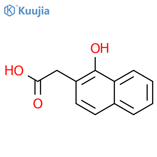 2-Naphthaleneacetic acid, 1-hydroxy- structure