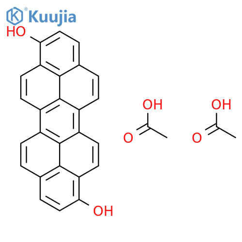 DIBENZO[CD,LM]PERYLENE-1,8-DIOL, DIACETATE structure