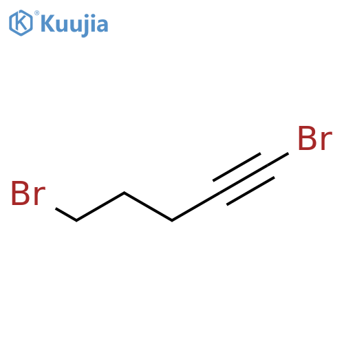 1-Pentyne, 1,5-dibromo- structure