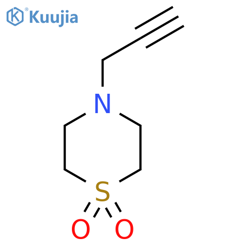 4-Propargylthiomorpholine 1,1-Dioxide structure