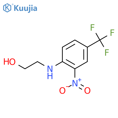 N-(2-Hydroxyethyl)-2-nitro-5-(trifluoromethyl)aniline structure