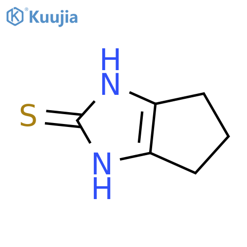 1H,4H,5H,6H-Cyclopentadimidazole-2-thiol structure