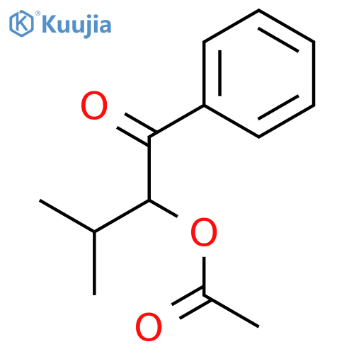 (3-methyl-1-oxo-1-phenylbutan-2-yl) Acetate structure