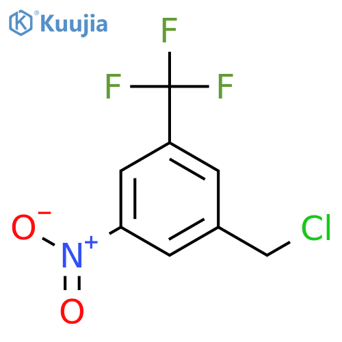 1-(chloromethyl)-3-nitro-5-(trifluoromethyl)benzene structure