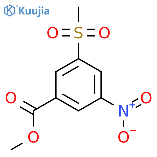 Methyl 3-methanesulfonyl-5-nitrobenzoate structure