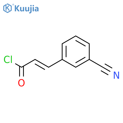 2-Propenoyl chloride, 3-(3-cyanophenyl)- structure