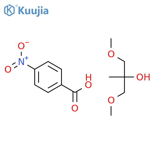 2-Propanol, 1,3-dimethoxy-2-methyl-, 4-nitrobenzoate structure
