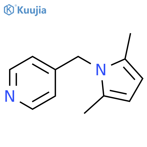 4-[(2,5-dimethylpyrrol-1-yl)methyl]pyridine structure
