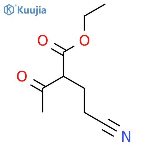Ethyl 2-Acetyl-4-cyanobutanoate structure