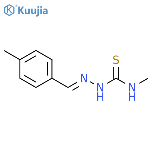 HYDRAZINECARBOTHIOAMIDE, N-METHYL-2-[(4-METHYLPHENYL)METHYLENE]- structure