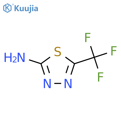 5-(Trifluoromethyl)-1,3,4-thiadiazol-2-amine structure