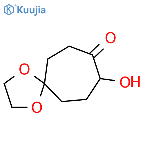 1,4-Dioxaspiro[4.6]undecan-8-one, 9-hydroxy- structure