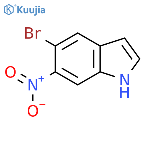 5-Bromo-6-nitro-1H-indole structure