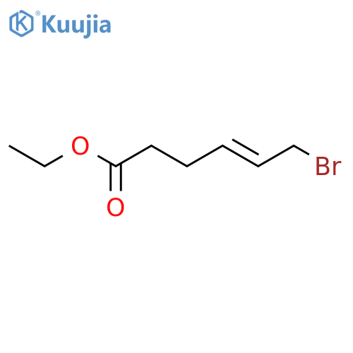 4-Hexenoic acid, 6-bromo-, ethyl ester, (E)- structure