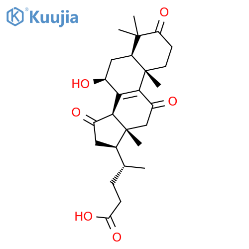 Chol-8-en-24-oic acid, 7-hydroxy-4,4-dimethyl-3,11,15-trioxo-, (5a,7b)- structure
