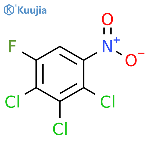 2,3,4-Trichloro-1-fluoro-5-nitrobenzene structure