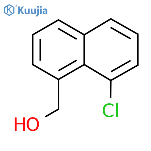 (8-Chloro-1-naphthyl)methanol structure