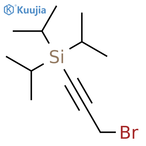 Silane, (3-bromo-1-propynyl)tris(1-methylethyl)- structure