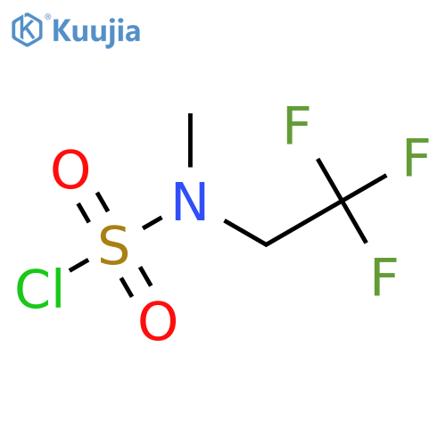 N-methyl-N-(2,2,2-trifluoroethyl)sulfamoyl chloride structure