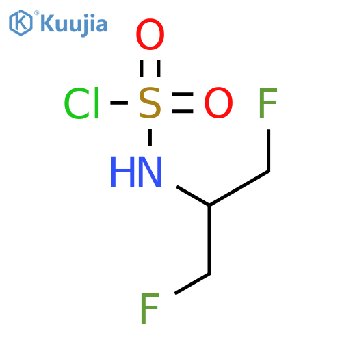 Sulfamoyl chloride, [2-fluoro-1-(fluoromethyl)ethyl]- structure