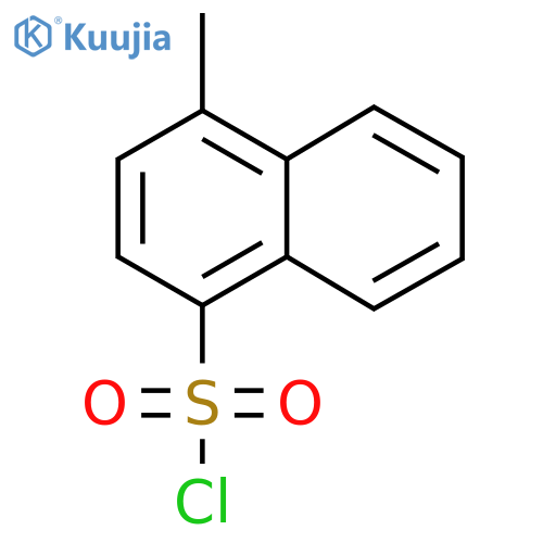 4-Methylnaphthalene-1-sulfonyl chloride structure