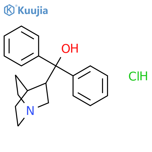 1-Azabicyclo2.2.2oct-3-yl(diphenyl)methanol Hydrochloride (1:1) structure