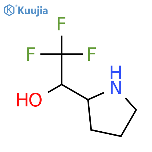 (S)-2,2,2-trifluoro-1-((S )-pyrrolidin-2-yl)ethanol structure