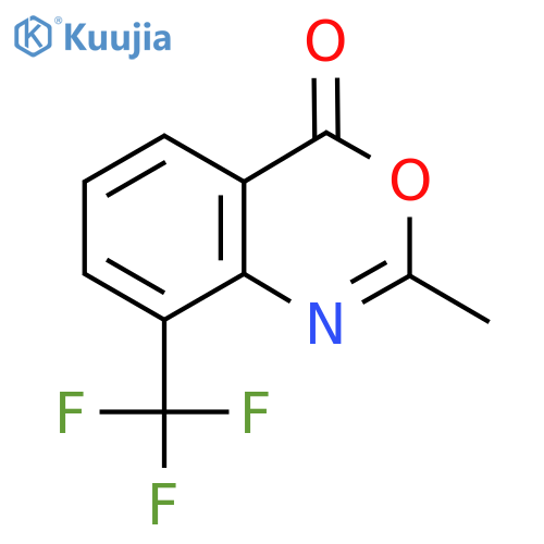 2-Methyl-8-(trifluoromethyl)-4H-3,1-benzoxazin-4-one structure