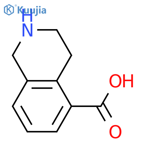 1,2,3,4-Tetrahydroisoquinoline-5-carboxylic acid structure