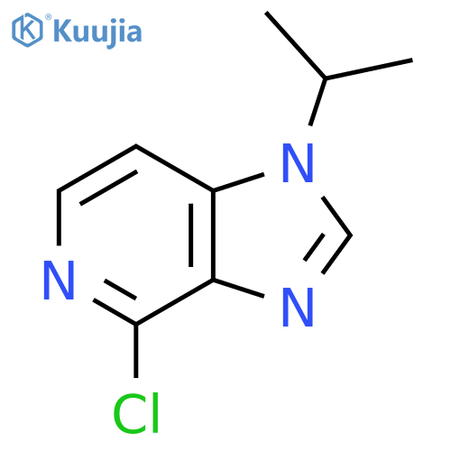 1H-Imidazo[4,5-c]pyridine, 4-chloro-1-(1-methylethyl)- structure