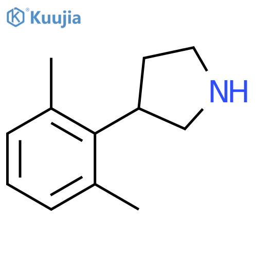 3-(2,6-dimethylphenyl)pyrrolidine structure