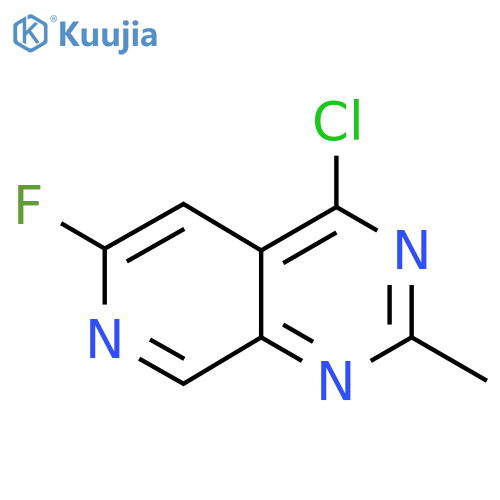 4-Chloro-6-fluoro-2-methylpyrido[3,4-d]pyrimidine structure