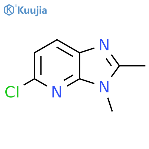 5-Chloro-2,3-dimethylimidazo4,5-bpyridine structure