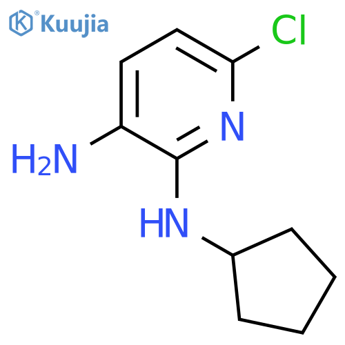 6-Chloro-N2-cyclopentylpyridine-2,3-diamine structure