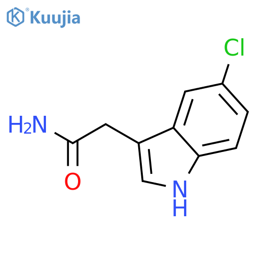 2-(5-Chloro-1H-indol-3-yl)acetamide structure