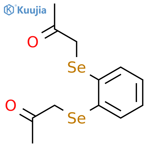 2-Propanone, 1,1'-[1,2-phenylenebis(seleno)]bis- structure