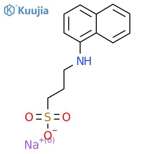 N-(1-Naphthyl)-3-aminopropanesulfonic Acid Sodium Salt structure