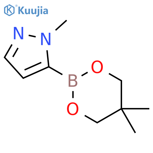 5-(5,5-dimethyl-1,3,2-dioxaborinan-2-yl)-1-methylpyrazole structure