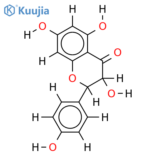 (±)-Dihydrokaempferol structure