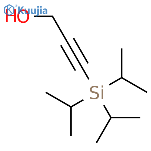 3-[Tris(1-methylethyl)silyl]-2-propyn-1-ol structure
