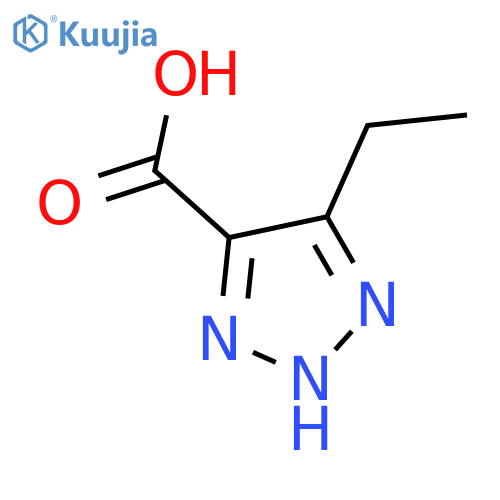 4-ethyl-1H-1,2,3-triazole-5-carboxylic acid structure