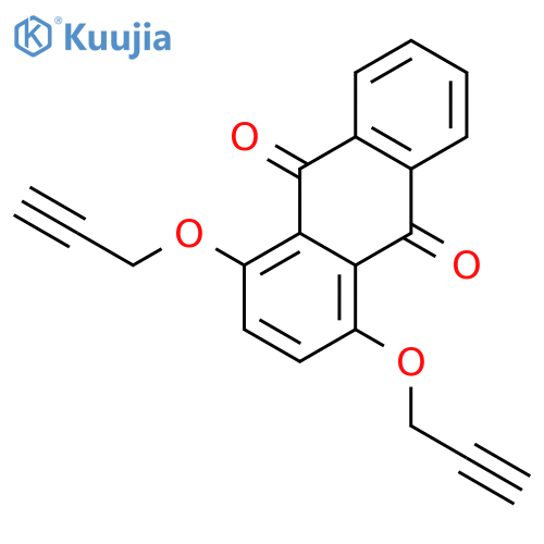 9,10-Anthracenedione, 1,4-bis(2-propyn-1-yloxy)- structure