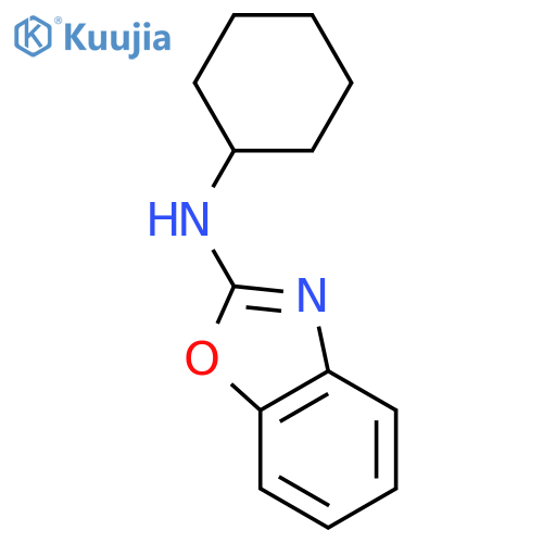 N-cyclohexyl-1,3-benzoxazol-2-amine structure